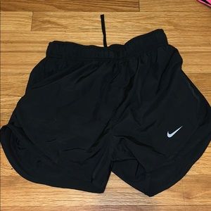 Black dry fit nike athletic shorts